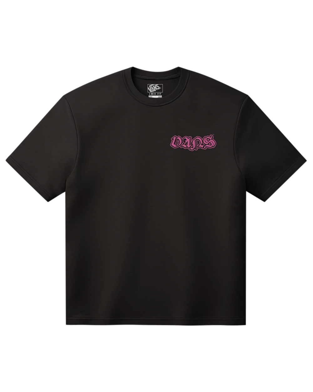 The Vans Mens Misty Eyes Loose T-Shirt in Black