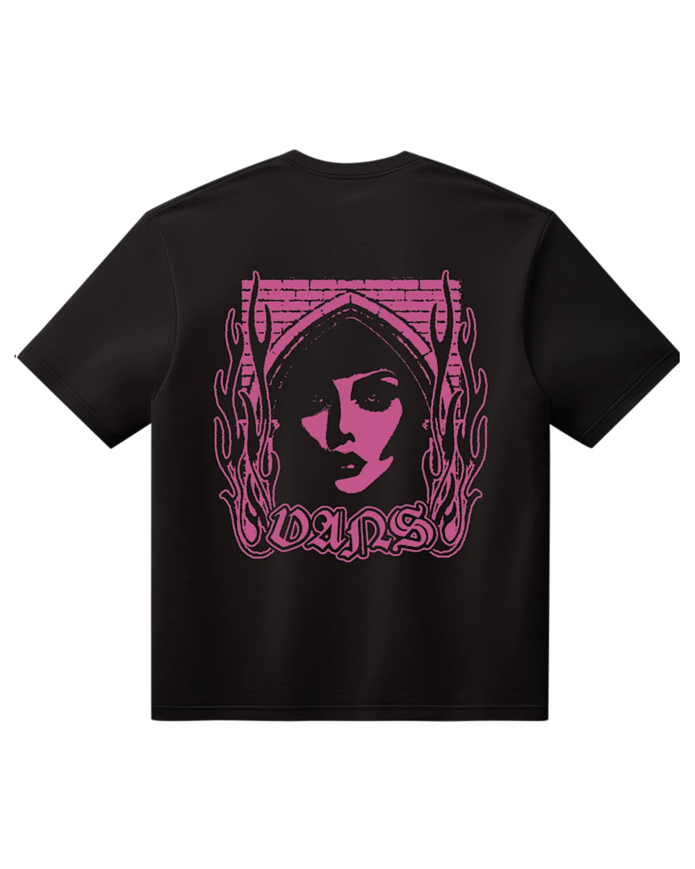 The Vans Mens Misty Eyes Loose T-Shirt in Black