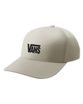 The Vans Mens Stretch Logo Snapback Cap in Oatmeal