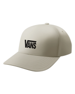 The Vans Mens Stretch Logo Snapback Cap in Oatmeal