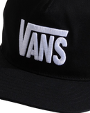 The Vans Mens Stretch Logo Snapback Cap in Black