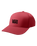 The Vans Mens Stretch Logo Cap in Crimson Haze