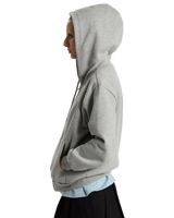 Salton Full Zip Hoodie in Cement Heather