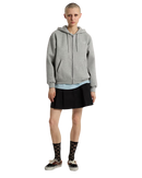 Salton Full Zip Hoodie in Cement Heather