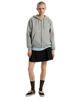 Salton Full Zip Hoodie in Cement Heather