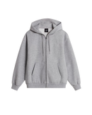 The Vans Womens Salton Full Zip Hoodie in Cement Heather