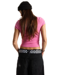 Barbed Heart T-Shirt in Pink Fizz