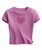 The Vans Womens Barbed Heart T-Shirt in Pink Fizz