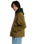 Mcavoy II Zip Station Jacket in Olive Brown