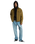 Mcavoy II Zip Station Jacket in Olive Brown