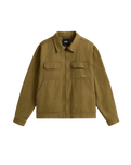 The Vans Mens Mcavoy II Zip Station Jacket in Olive Brown