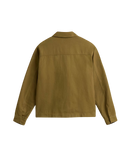 The Vans Mens Mcavoy II Zip Station Jacket in Olive Brown