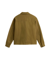 The Vans Mens Mcavoy II Zip Station Jacket in Olive Brown