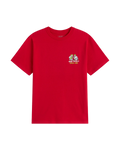 The Vans Boys Boys Checker Bros T-Shirt in Racing Red