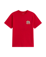 The Vans Boys Boys Checker Bros T-Shirt in Racing Red