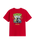 The Vans Boys Boys Checker Bros T-Shirt in Racing Red