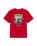The Vans Boys Boys Checker Bros T-Shirt in Racing Red