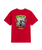 The Vans Boys Boys Checker Bros T-Shirt in Racing Red