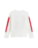 The Vans Boys Boys Fast Terrain Long Sleeve T-Shirt in White