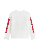 The Vans Boys Boys Fast Terrain Long Sleeve T-Shirt in White