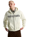 Vans Racing Zip Hoodie in Marshmallow