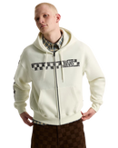 Vans Racing Zip Hoodie in Marshmallow