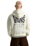 Vans Racing Zip Hoodie in Marshmallow