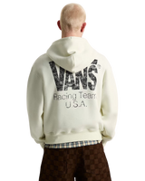 Vans Racing Zip Hoodie in Marshmallow