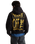 Cut & Paste Hoodie in Black