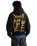 Cut & Paste Hoodie in Black