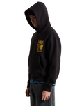 Cut & Paste Hoodie in Black