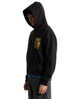 Cut & Paste Hoodie in Black