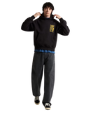 Cut & Paste Hoodie in Black
