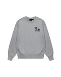 The Vans Mens Old Scratch Sweatshirt in Cement Heather