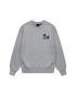 The Vans Mens Old Scratch Sweatshirt in Cement Heather