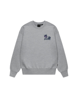 The Vans Mens Old Scratch Sweatshirt in Cement Heather