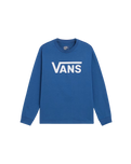 Boys Classic Long Sleeve T-Shirt in True Navy