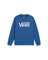 Boys Classic Long Sleeve T-Shirt in True Navy