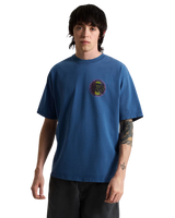 Blotched Circle T-Shirt in True Navy