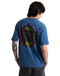 Blotched Circle T-Shirt in True Navy