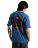 Blotched Circle T-Shirt in True Navy