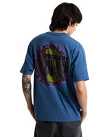 Blotched Circle T-Shirt in True Navy