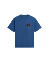 The Vans Mens Blotched Circle T-Shirt in True Navy