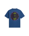 The Vans Mens Blotched Circle T-Shirt in True Navy
