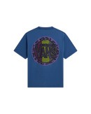 The Vans Mens Blotched Circle T-Shirt in True Navy