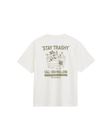 The Vans Mens Trashy T-Shirt in Marshmallow