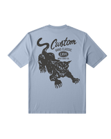 The Vans Mens Custom Cat T-shirt in Soft Slate