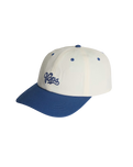 The Vans Womens Lefty Script Cap in True Navy