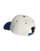The Vans Womens Lefty Script Cap in True Navy