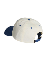 The Vans Womens Lefty Script Cap in True Navy